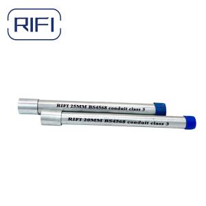 China 25mm Class 4 Galvanised Conduit Electrical British Standard With Coupling wholesale