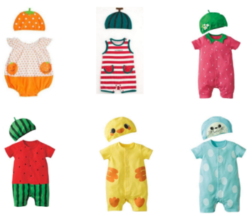 Soft Cute Newborn Baby Clothes Short Sleeve Bodysuit Baby Boys And Girls