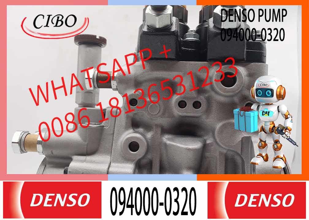 6217-71-1120 fuel injector pump 094000-0320 6217-71-1124 for wa500-3 Loader parts WA500-3