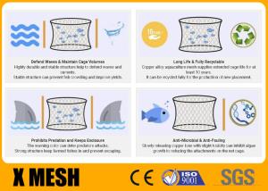 China Copper Alloy Fish Cage Woven Wire Mesh 2.5mm 25mm X 25mm Opening wholesale