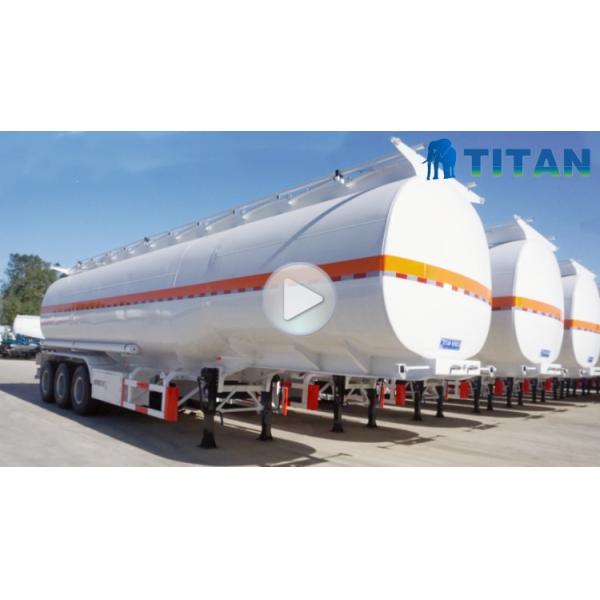 TITAN 3 Axle 42000L Diesel Fuel Tanker Trailer Diesel Tank Trailer for Sale