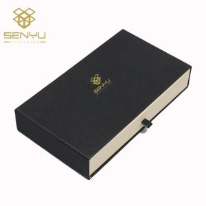 China Rigid Gift Packaging Pantone Drawer Paper Box wholesale