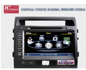 China 8'' Car Stereo GPS Headunit Multimedia DVD Player for Land Cruiser 200 Series(2007-2012) wholesale