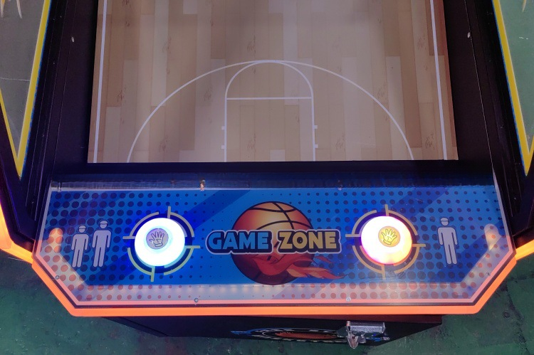 Fun Center Coin Operated Basketball Game Machine 180*81*190cm Low Maintenance