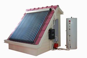 China split closed loop heat pipe tube solar hot water system wholesale