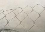 Bridge Railings And Balustrade Stainless Steel Ferrule Rope Mesh 60x60mm
