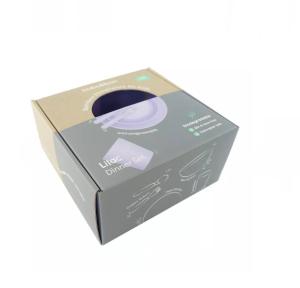 China Custom Logo Folding Cardboard Box Packaging For Tableware Dinnerware wholesale