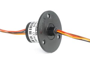 China Miniature 250rpm Conductive 6 Wire Capsule Slip Ring For Bomb Disposal Robot wholesale
