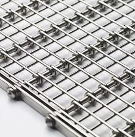 China Stainless Steel Eye Link Wire Mesh belt wholesale