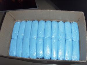 China Latex Free Disposable Polypropylene Shoe Covers , Breathable Surgical Boot Covers wholesale
