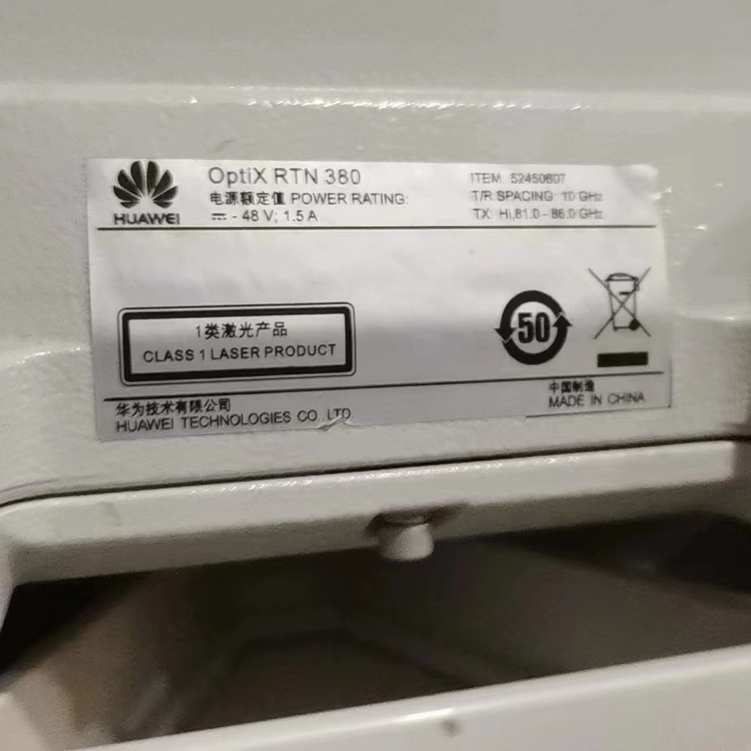 Long Range HW OptiX RTN 380AX SLEMSITE162 SLEMSITE161 Microwave Transmission Equipment