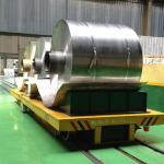 Battery Powered 50T Material Transfer Cart Customized Convenient Maintenance