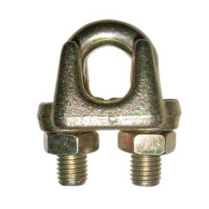 China Type A Malleable Drop Forged Cable Clamps For Lifting 6mm To 50mm wholesale
