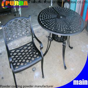 China Outdoor Furniture Outgassing Powder Coating , Powder Coating UV Resistance wholesale