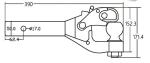 Powder Coat 12000lbs Heavy Duty Pintle Hitch Receiver