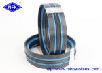 Anti-wear DAS Hydraulic Piston Seals Combined , Busak+Shamban seal Double Acting