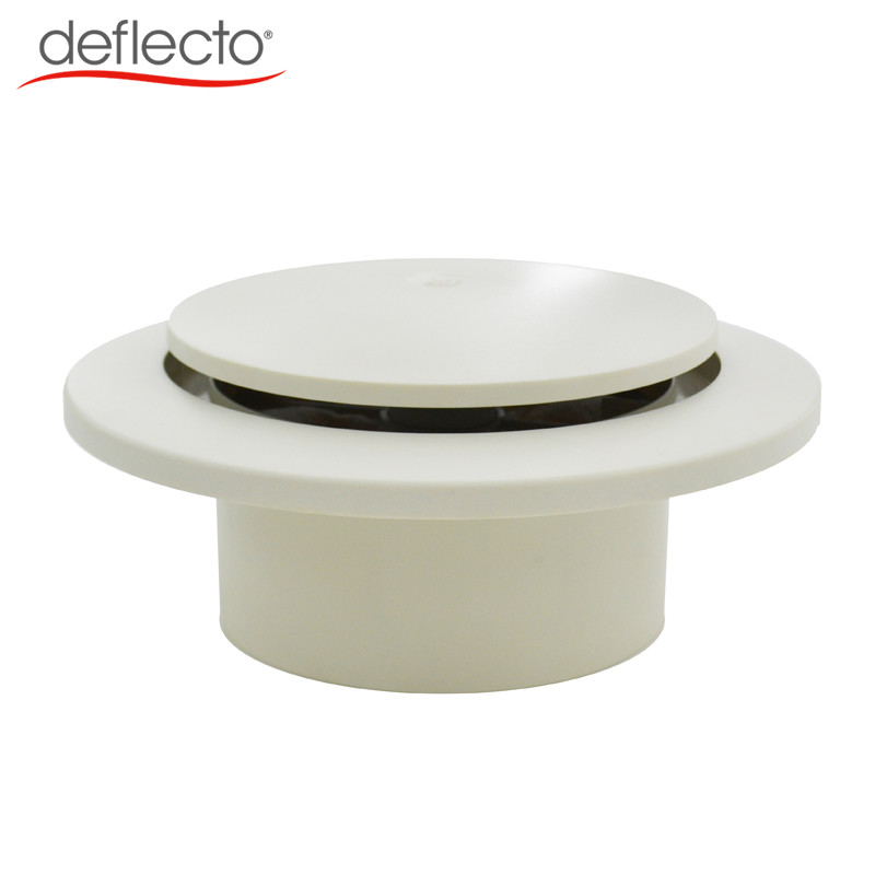 Deflecto Plastic Air Vents 4'' Adjustable Push Type Ceiling Register Air Deflector