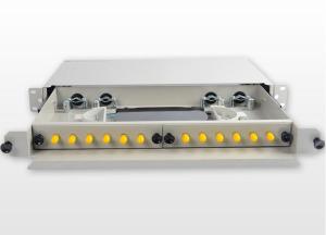 China ST / UPC Fiber Optic Cable Patch Panel , Drawer Type ODF Fiber Termination wholesale