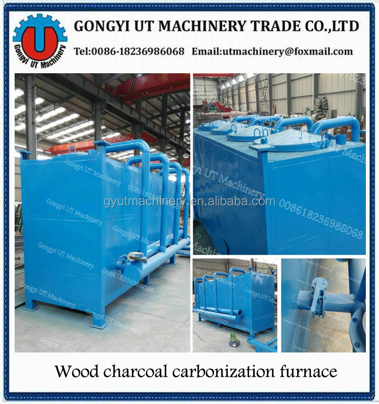 8-10h Carbonization Time Horizontal Airflow Charcoal Carbonization Stove for Coconut Shell