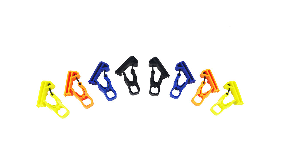 Custom Design Plastic Glove Clips 1.29*6.38*0.74 Bag Packaging
