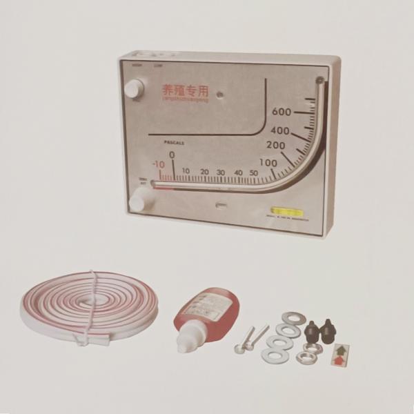 Analog Air Pressure Differential Meter Red Oil Digital Differential Pressure