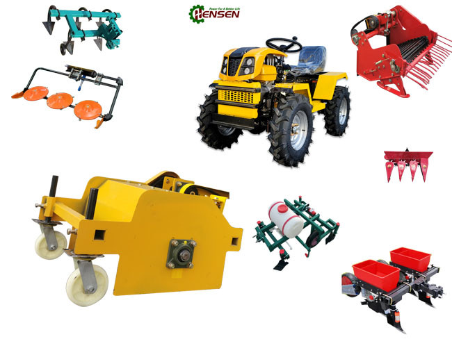 4WD tractor Agricultural multifunctional gasoline tractor mini tractor farm tractor