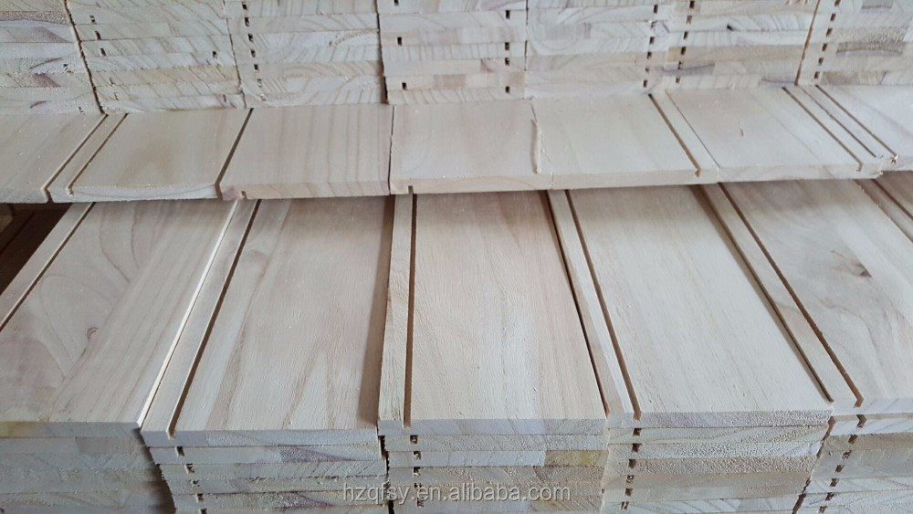 Paulownia Poplar Wood Planed Log For Drawer Sides With Spare Parts