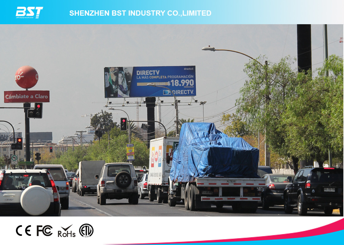 Waterproof P16 Outdoor Advertising Led Display 1R1G1B , Led Video Display Board