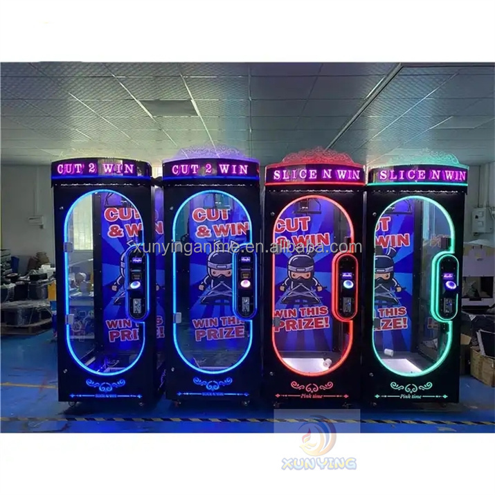 Indoor 3s Crane Games Toy Vending Gift Scissor Prize Machine for Fun 3 Years in Black
