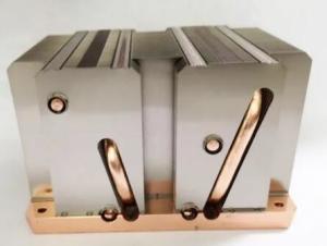 China Customized CPU Cooler For 2U Server Heatsink Copper Pipe wholesale