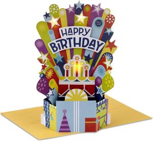 China Customized Logo Musical and Illuminated 3D Birthday Cards OEM/ODM Accepted wholesale