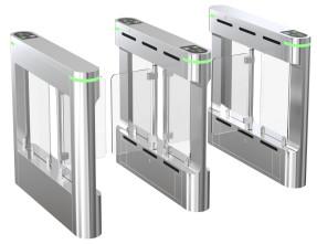 China Arc Small Swing Security Speed Gates For Colleges / Hotels wholesale