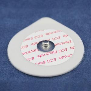 China Disposable EKG Accessories White 43mm Pediatric Foam Electrode wholesale