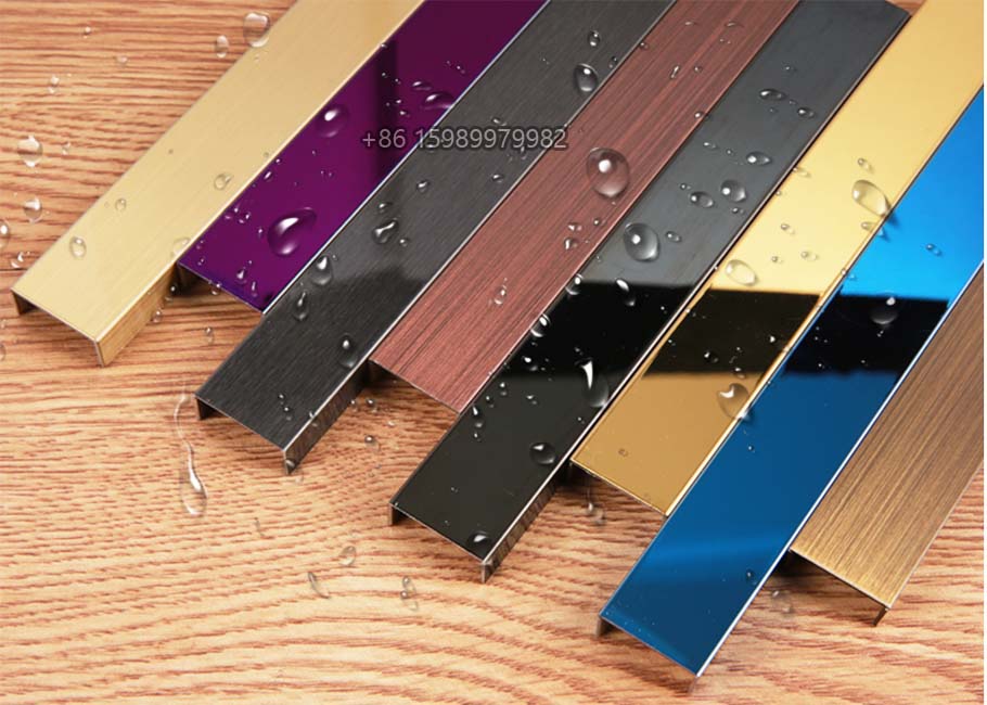 stainless steel u channel trim