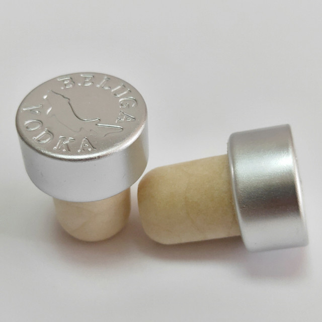 Wine Bottle Stopper, Made of Synthetic Cork, Customized Designs are Accepted