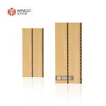 Grooved Wooden Acoustic Panels Interior Conference Hall Wood Wall Paneling Sound