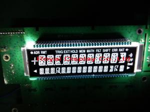 China High Reliability Black Va Lcd Display For Car Radios / Air Conditioner on sale