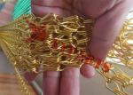 Aluminum Metal Chain Curtain For Restaurant Decorative Partition Screen