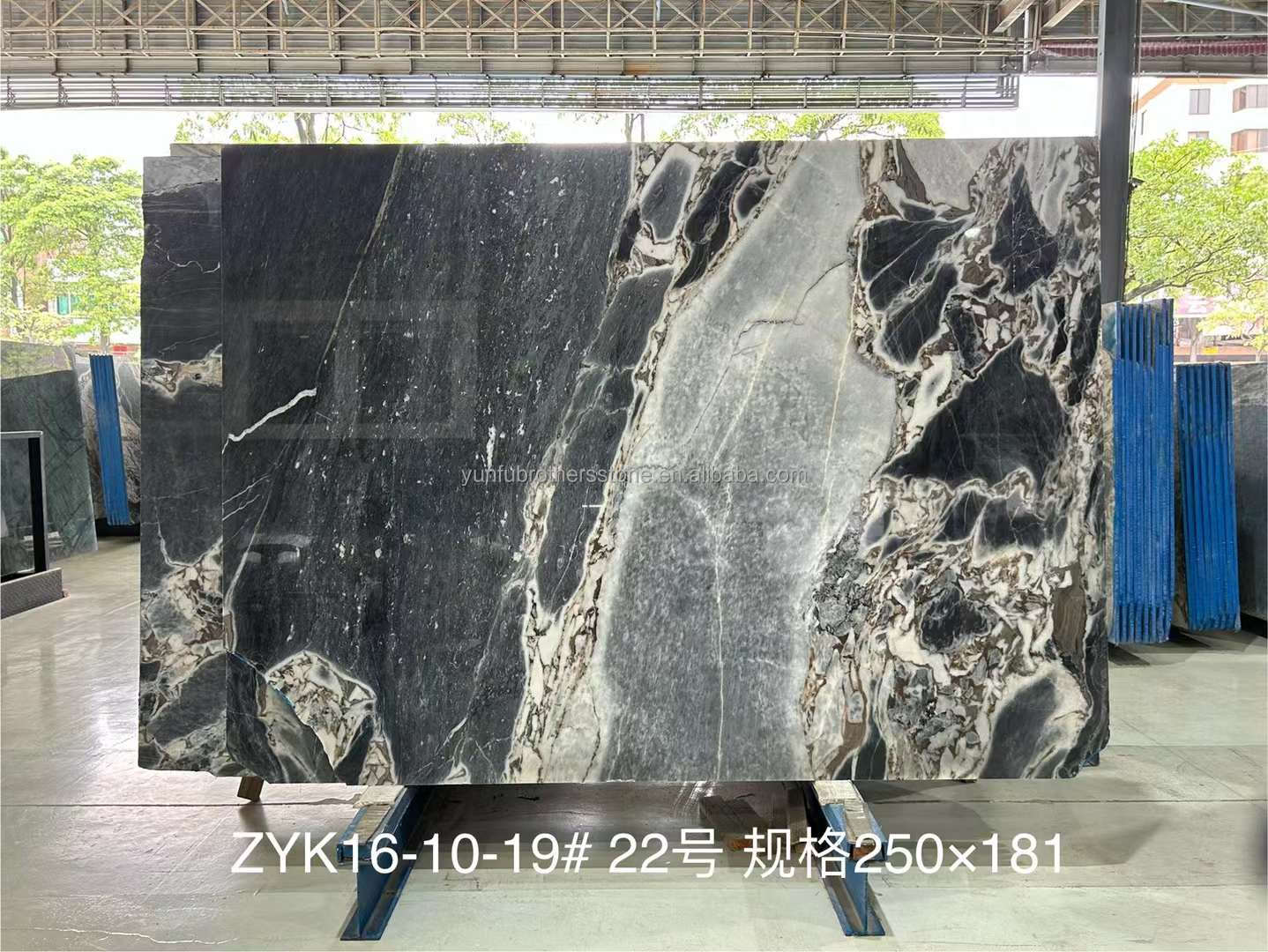 Hot Ocean White/Black Marble Wall and Flooring Tile Design Book Match Marble Elephant White Slab