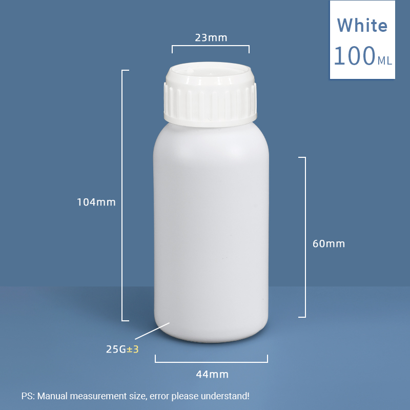 HDPE 500ml Thick Fluorinated Bottle for Chemical Reagent and Organic Solvent Packaging