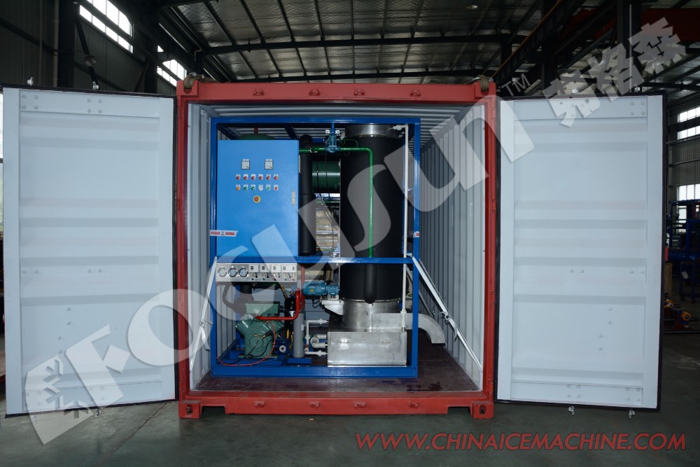 High Capacity Ice Production Automatic Cube Ice Machine with Bitzer Compressor