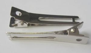 China Cheap double pronge hair clip/metal double pronge hair clip manufactur wholesale