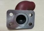 Cast Iron Elbow Pipe Painted In Red HT250 Green Sand Casting