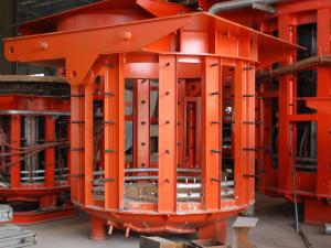 China Industrial induction furnace 500HZ One / Double Motor-pump 1450mm Height wholesale