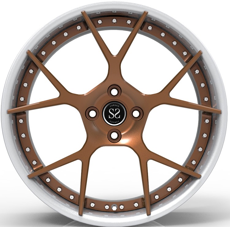 car alloy 2-piece forged wheel centers blanks for X5 X6 RS6 RS5 in 5x120 5x112