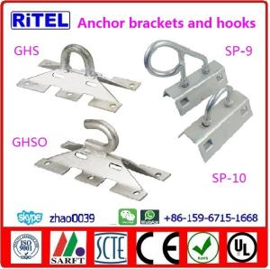 China high strength anchor brackets and hooks GHS, GHSO, SP-9, SP-10 for ADSS fiber optic cable wholesale