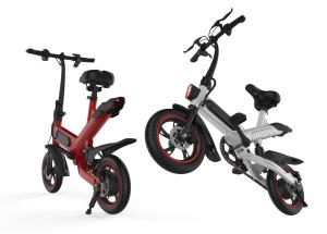 China Collapsible Pedal Assist Electric Bike , Urban Sports Electric Pedal Bike wholesale