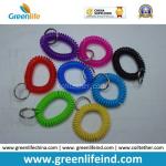 Hot Sales Big Quantity Transparent Round Wrist Key Coil Holders