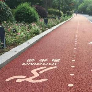 China Granulated Jogging Track Rubber Flooring EPDM Ground Rubber For Playgrounds Durable Walkway wholesale
