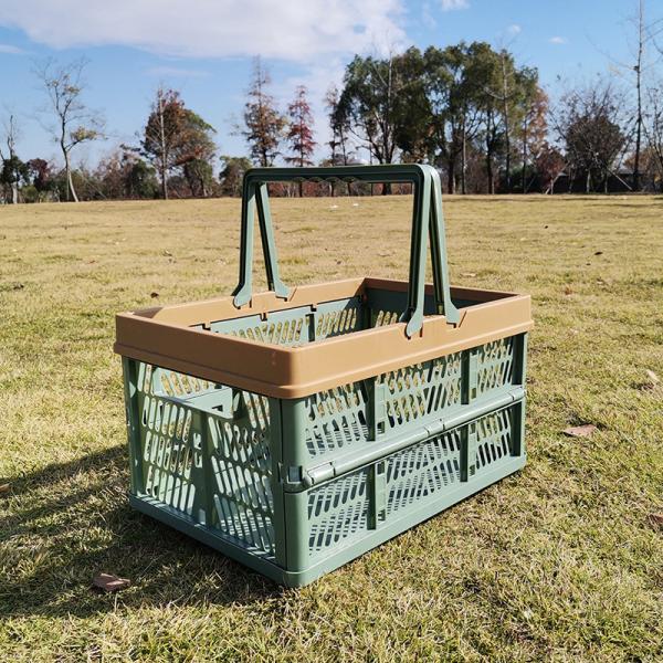 FOLDABLE PICNIC BASKET SUPERMARKET SHOPPING BASKET SHOPPING BASKET HAND BASKET